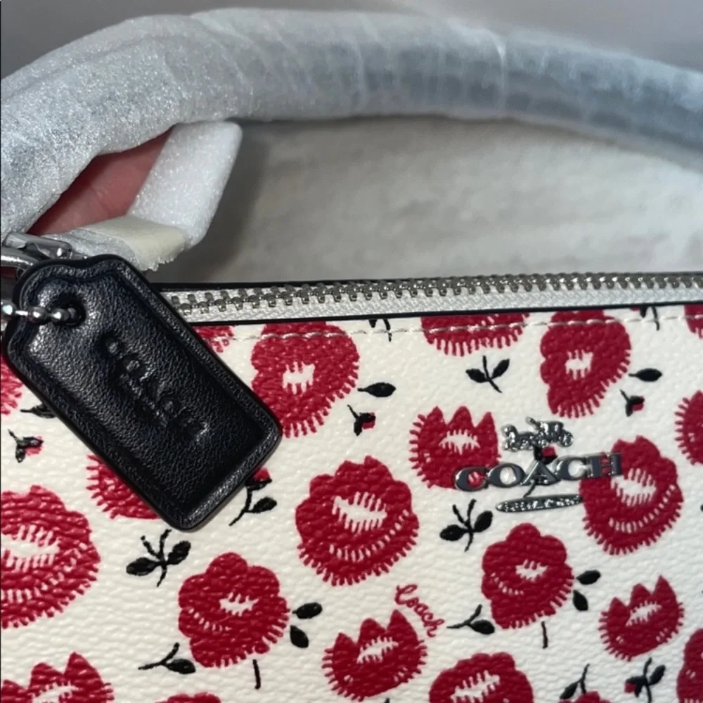 Coach Nolita 19 Floral Chalk/Black Multi Colored Shoulder Bag NWT